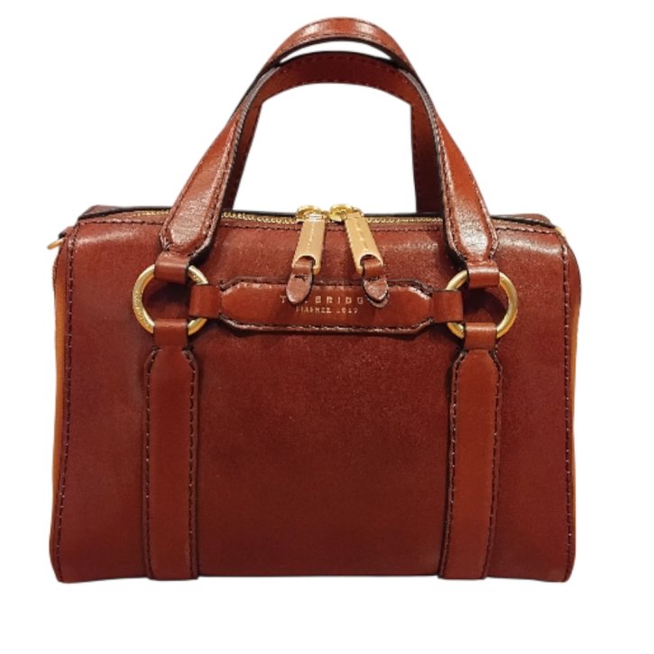 the bridge Handtasche Rindleder braun